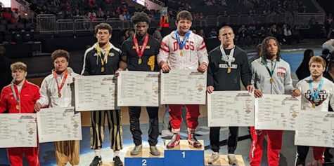 Connor Cervantes Represents Griffith at Wrestling State