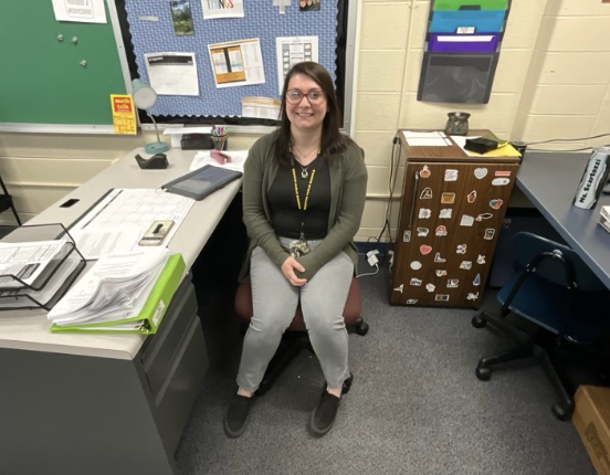 Thrilled to join the Griffith community as a new teacher! The warmth and enthusiasm have inspired Ms. Scartozzi to join the panthers this year. “The staff here are amazing and kindhearted.” 