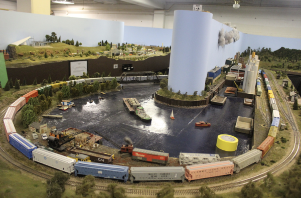 Griffith Ridge-Railroaders have a large indoor display in the basement of the old Calumet High School gymnasium. This photo only showcases roughly 25% of the room.